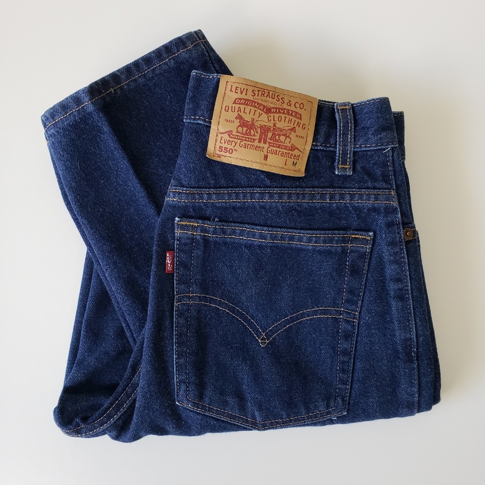 Vintage Levi 's 550 High Waist Mom Jeans Size 8
